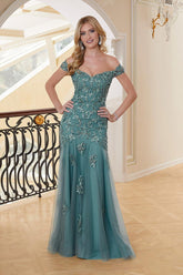 MGNY Madeline Gardner New York 72724 Long Formal Dress