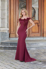 MGNY Madeline Gardner New York 72732 Long Fitted Evening Formal Dress