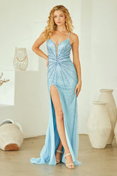 Halston Gown - Hot Stone Fitted Dress