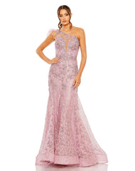 Prom Long One Shoulder Formal Gown One Shoulder Detail Mac Duggal 79264