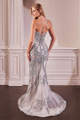 Corsica Gown - Pearl Embellished Gown