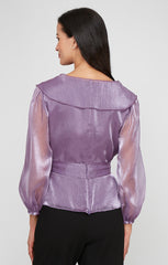 Alex Evenings 8392013 Formal Ruffle Blouse Top