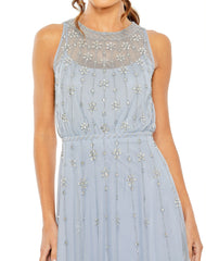 Beaded Cocktail Midi Dress Beaded Midi Mac Duggal 9222