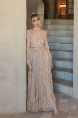 Sequin Long Dress Formal Mother of the Bride Mac Duggal 94072