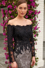 Ivonne D 220D30 Long Formal Lace Mermaid Evening Dress