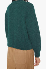 Trucker Alpaca Blend Graphic Crewneck Sweater