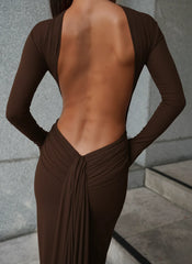 Monaco Gown - Chocolate