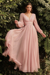 LaDivine CD0192 Long Sleeve Evening Formal Dress