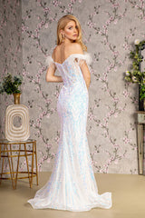 Long Formal Sequin Mermaid Prom Dress