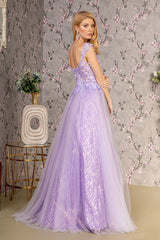 Prom A Line Long Formal Dress