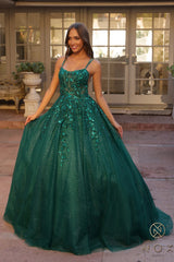 Nox Anabel H1271 Prom Glitter Formal Sequin Long Dress