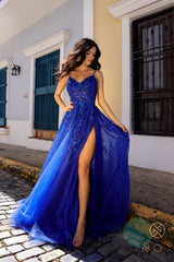 Nox Anabel H1350 Prom Sequin Formal Long Glitter Dress