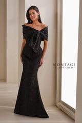 Montage M3106BRCD Mermaid Long Formal Floral Evening Gown