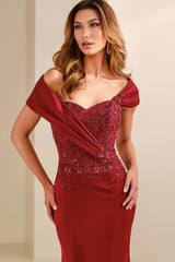 Montage M3108 Long Formal Sequin Lace Evening Dress