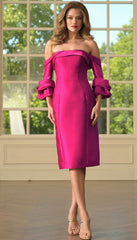 Marsoni MV1370 Short Fitted Knee Length Cocktail Dress