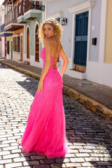 Nox Anabel P1401 Fitted Long Prom Dress