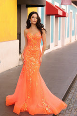 Nox Anabel Q1390 Sequins Mermaid Long Prom Gown