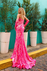 Nox Anabel R1268 Long Sequins Mermaid Prom Gown