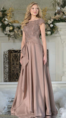 Rina di Montella 3327 Long Formal A Line Mother of the Bride Dress