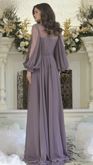 Rina di Montella RD3374 Long A Line Mother of the Bride Beaded Dress