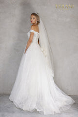 Terani Couture 2215P0034 Off Shoulder Wedding Dress