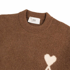 AMI Paris Ami De Coeur Alpaca Sweater