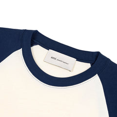 AMI Paris Ami De Coeur Knitted Patch T-Shirt