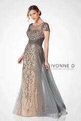 Ivonne D 122D62 Long Mother of the Bride Beaded Formal Dress