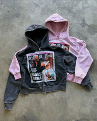 Cardigan Hooded Hoodie