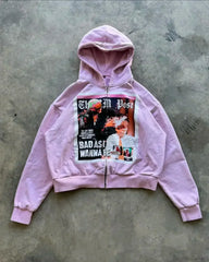Cardigan Hooded Hoodie
