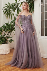 LaDivine CD0204 Strapless Prom Dress