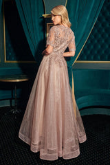 LaDivine CD726 Long Mother of the Bride Formal Dress