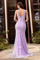 Sleeveless Formal Prom Long Dress LaDivine CD981