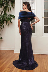 Sequins Formal Dress with Removable Jacket by LaDivine CH123