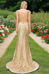 Long Formal Glitter Applique Prom Dress by Cinderella Couture 8057J