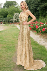 Long Formal Glitter Applique Prom Dress by Cinderella Couture 8057J