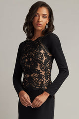 Tadashi Shoji CIM25396L Long Formal A Line Mother of the Bride Dress