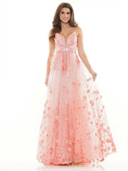 Colors 2726 Colors Long Spaghetti Strap Prom Formal Gown