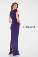 Cameron Blake CB205 Long Formal Beaded Evening Gown