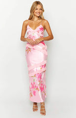Floral Ruffle Maxi Dress