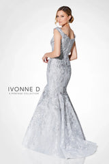 Ivonne D 122D66 Long Mermaid Lace Mother of the Bride Formal Dress