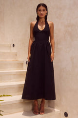 Henrietta Midi Dress - Black