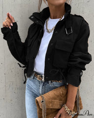 Casual Jacket with Convenient Pockets