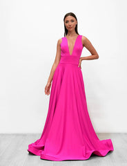 Jessica Angel Long Sleeveless Formal Prom Dress 898