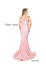 Jessica Angel Prom Long Off Shoulder Formal Gown 933