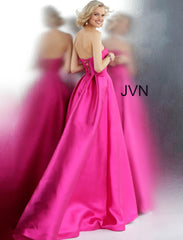 Jovani 62633 Prom Long Strapless Pleated Skirt Ball Gown