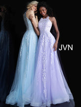 Jovani 64157 Long Formal A Line Prom Dress