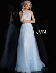 Jovani 64157 Long Formal A Line Prom Dress