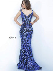 Jovani 63349 Long Formal Off Shoulder Prom Dress