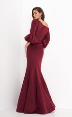 Jovani 39739 Long Formal Pleated Trumpet Dress